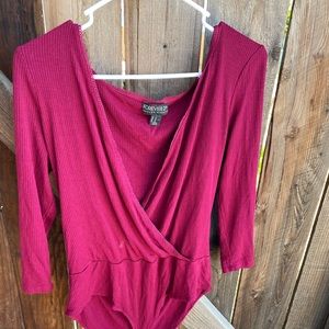 cross front bodysuit